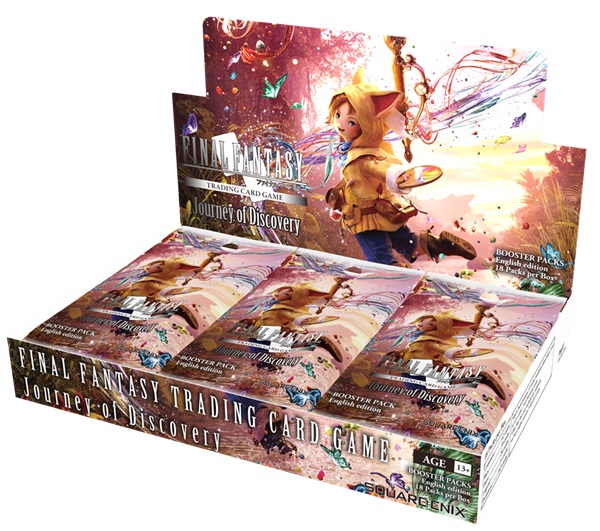 Final Fantasy Tcg Journey   Discovery Booster Display  Box Med 18 Pakker