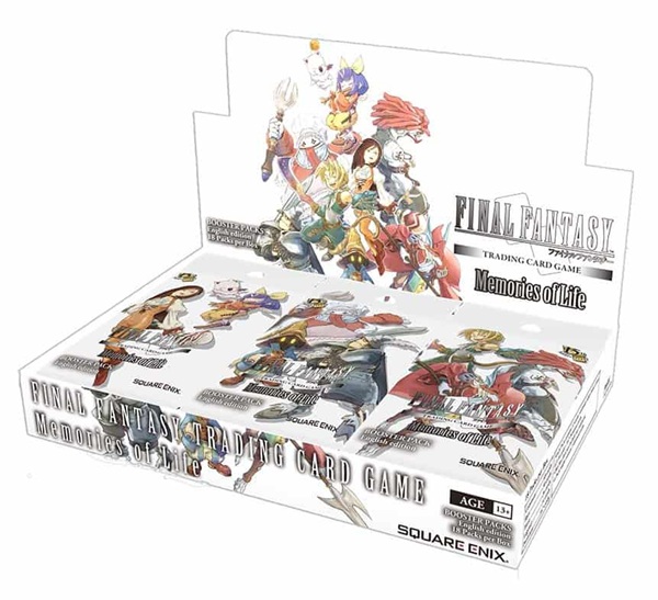 Final Fantasy Tcg Memories   Life Booster Display  Box Med 18 Pakker
