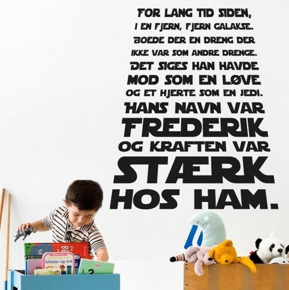 Fjern Galakse Wallsticker – Unik Star Wars Vægdekoration!