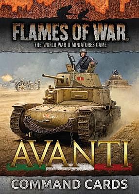 Flames Of War - Avanti Italienske Kommandokort