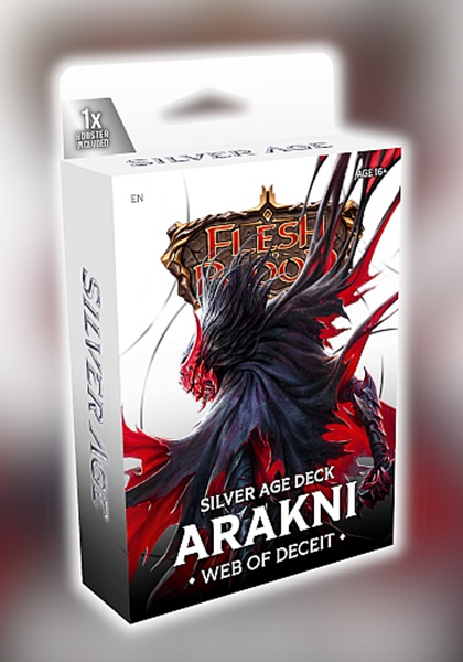 Flesh And Blood Tcg: Chapter   Silver Age Deck: Arakni  Web   Deceit  Chaos Assassin
