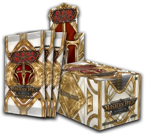Flesh And Blood Tcg: Mastery Pack: Warrior Booster Display  Box  12 Packs