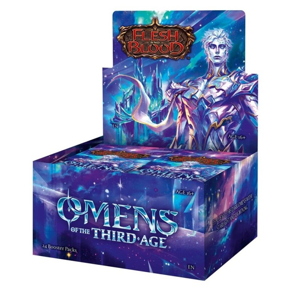 Flesh And Blood Tcg: Omens   The Third Age Booster Display  Box  24 Packs