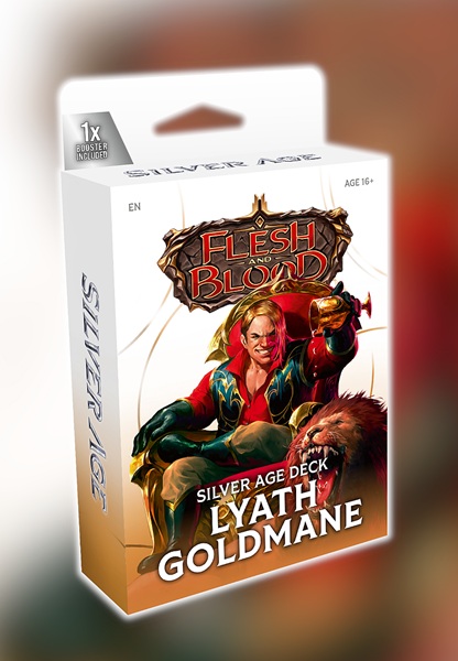 Flesh And Blood Tcg: Silver Age Chapter  : Deck: Lyath Goldmane  Reviled Guardian