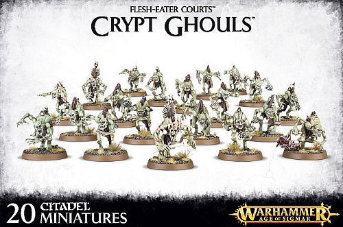 Flesh-eater Courts - Crypt Ghouls - 20 stk. miniaturer