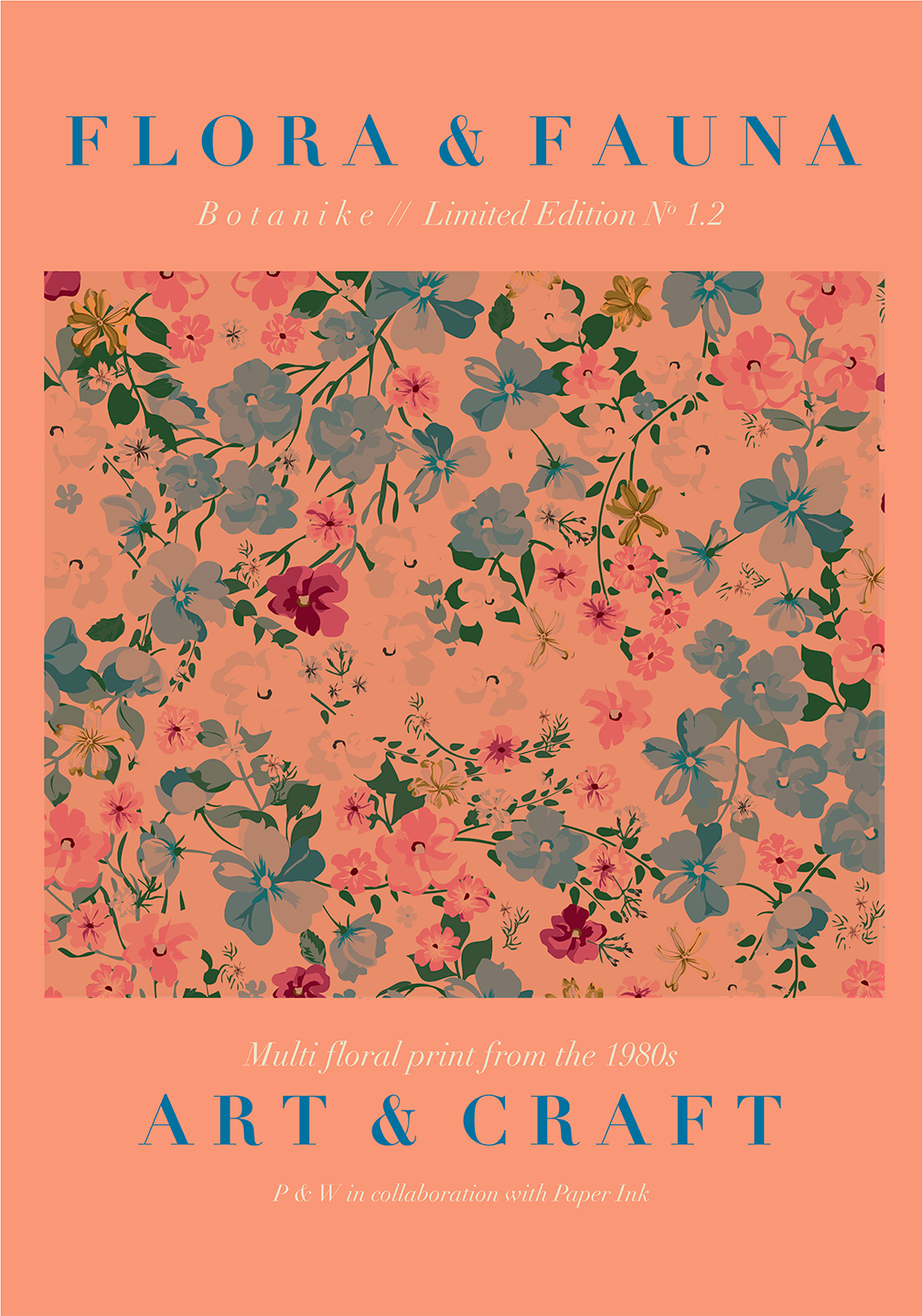 Vintage blomsterplakat - Giv dit hjem charme og stil