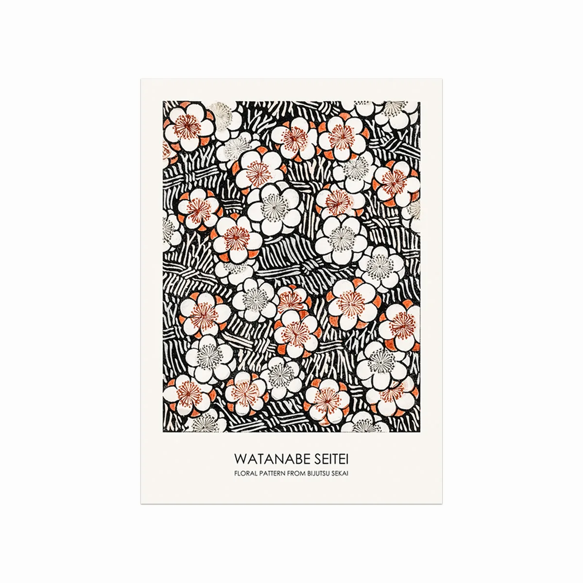 Japansk Blomsterplakat – Stilfuld Elegance til Dit Hjem