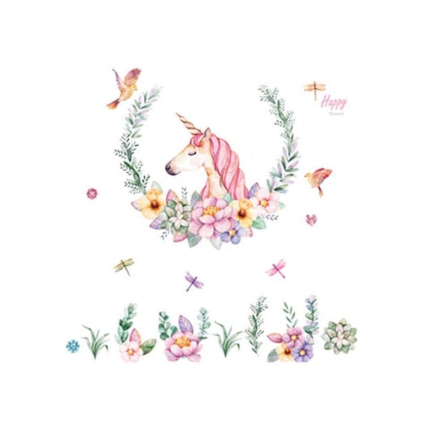Magisk Enhjørning Wallsticker til Pigeværelse - Eventyrlig Dekor!