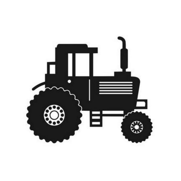Flot Traktor Wallsticker til Børneværelset – Udsalg!