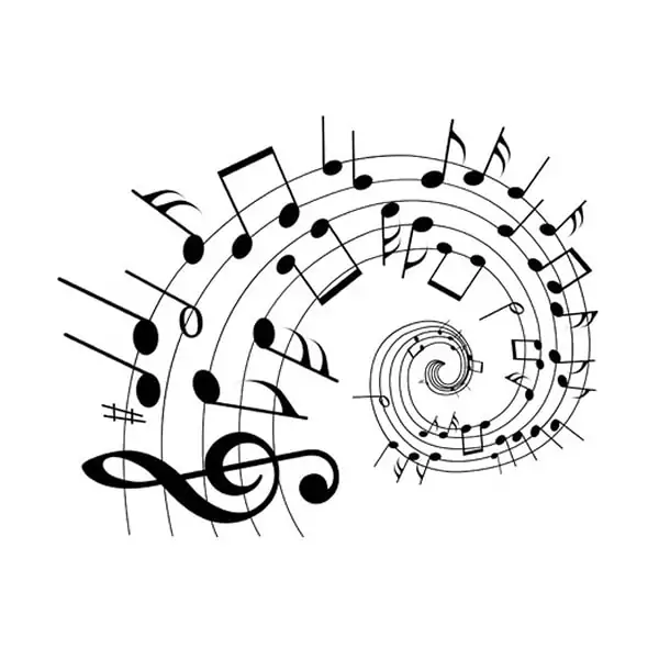 Musikalsk Vægkunst med Dansende Noder – Fantastisk Tilbud!