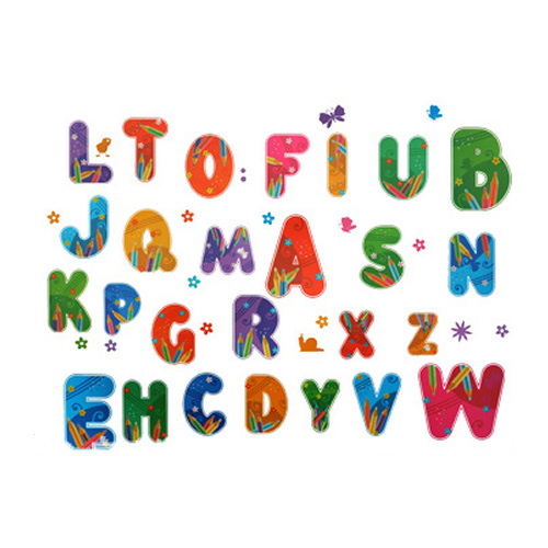 Farverig Alfabet Wallsticker – Læring A-Z til Børneværelset!
