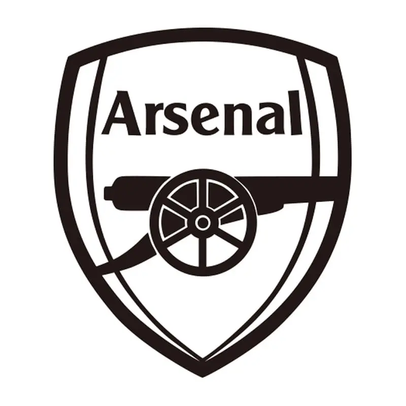Arsenal Fodbold Wallsticker – Stort Logo til Fans!