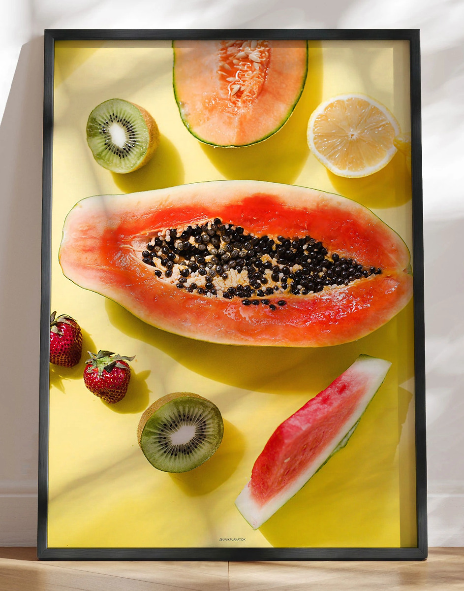 For The Love   Fruits Fotoplakat Med Frugt