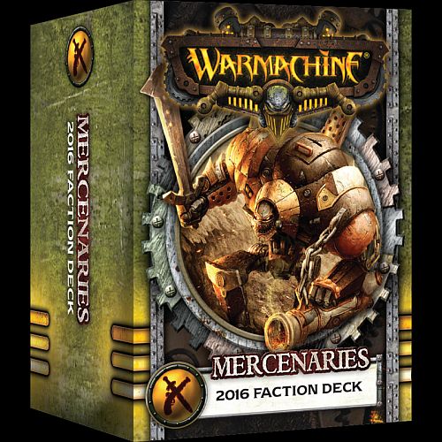 Forces   Warmachine: 2016 Faction Deck    Iii Mercenaries Color Stat Cards Pip-91109
