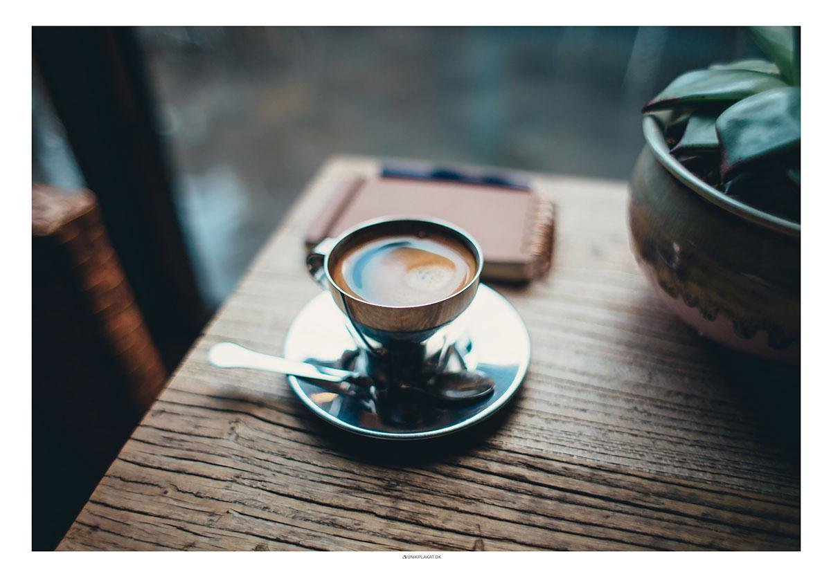 Fotoplakat: Kaffe og Noter – Fantastisk Tilbud!
