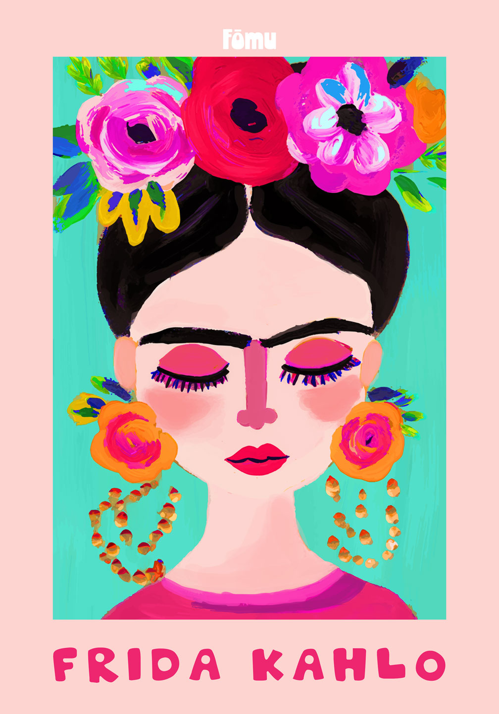 Frida Kahlo Illustrationer til Børn – Unik Kunst til Hjemmet