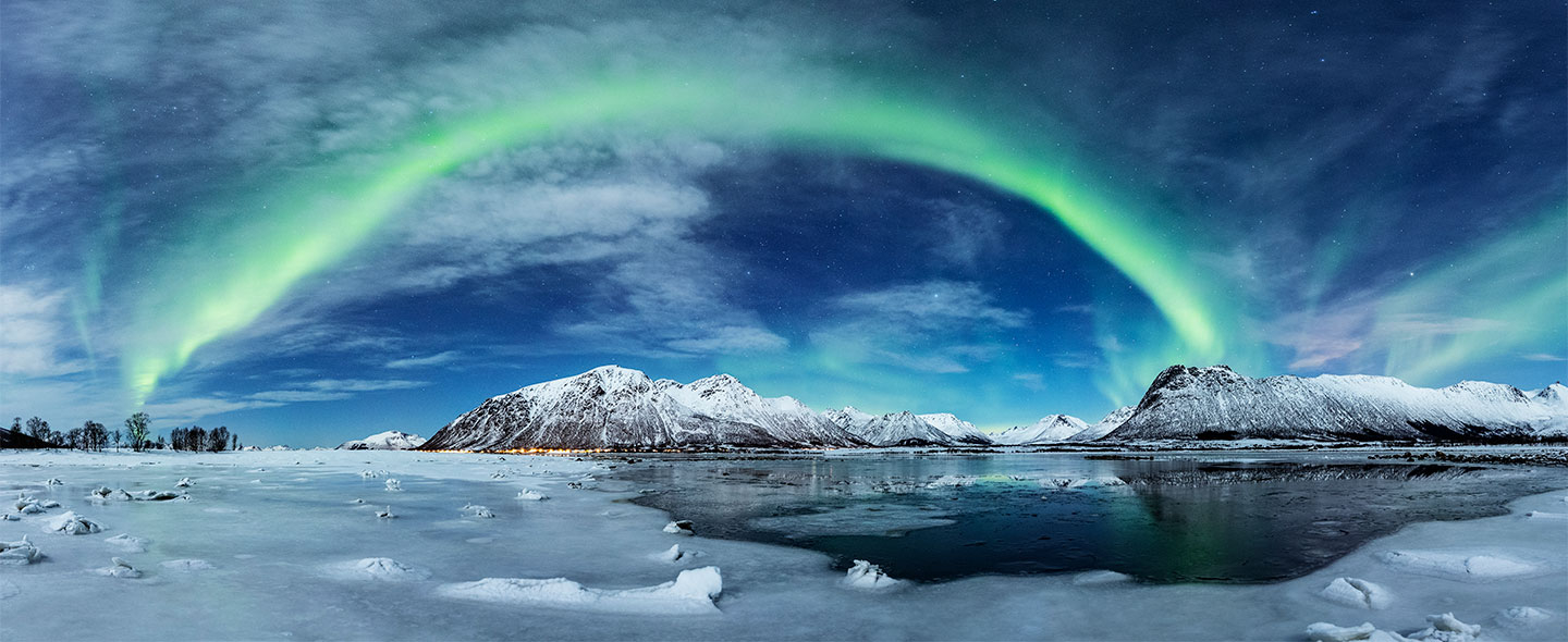 Frozen Bay Kunsttryk – Naturmotiv til dit hjem