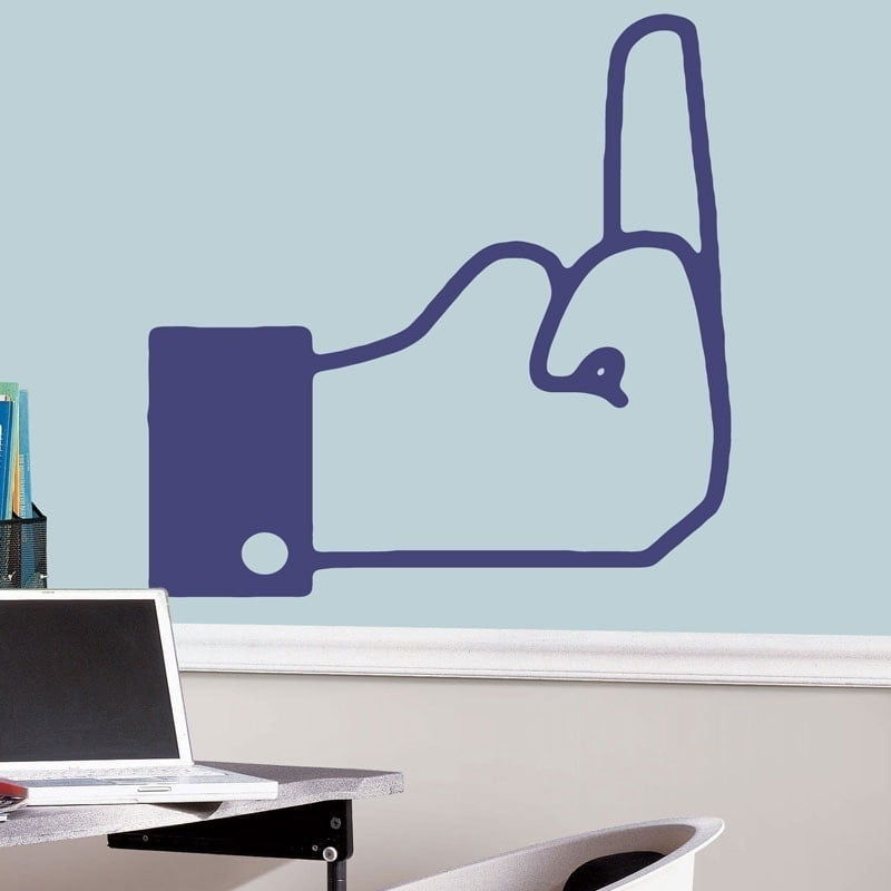 Finger Wallsticker
