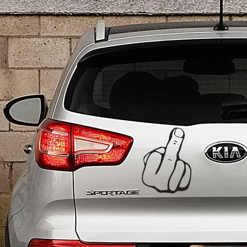 Finger Wallsticker