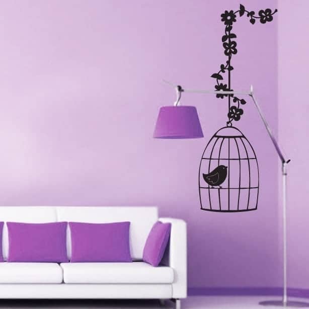 Fugl   Bur Wallsticker