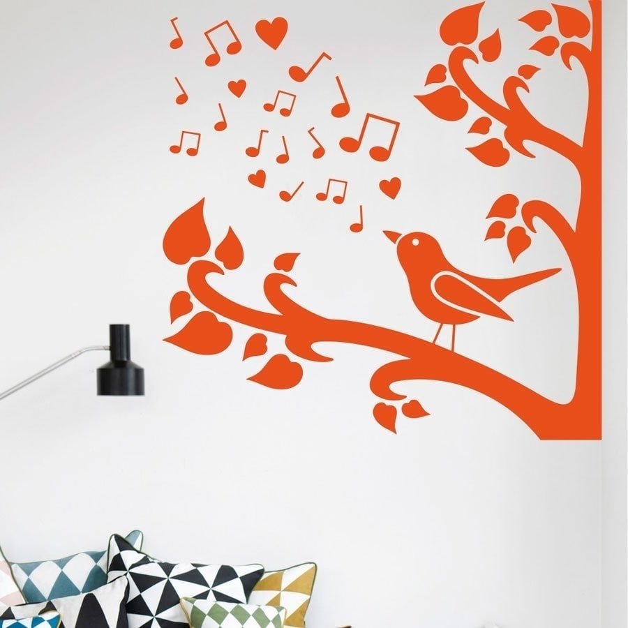 Sød Fugle Kvidre Wallsticker – Fantastisk Tilbud!