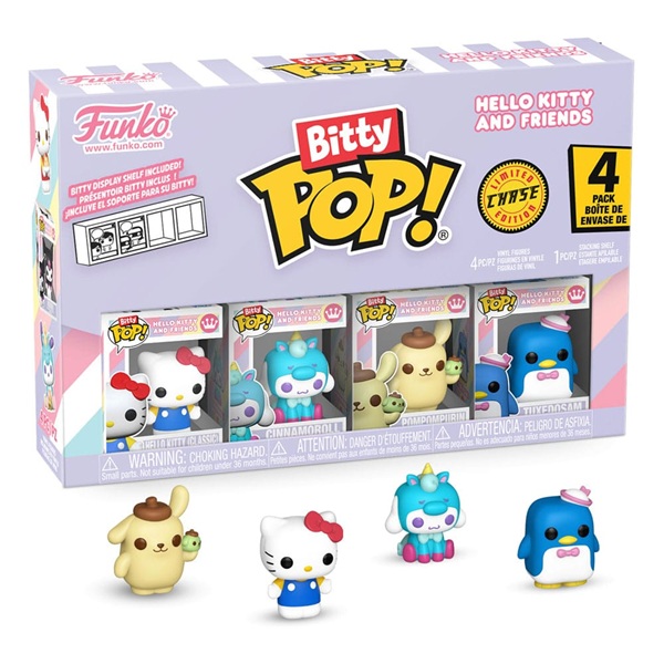 Funko Pocket Pop: Sanrio Hello Kitty And Friends Bitty Series   Vinyl Figure  -pack 2cm