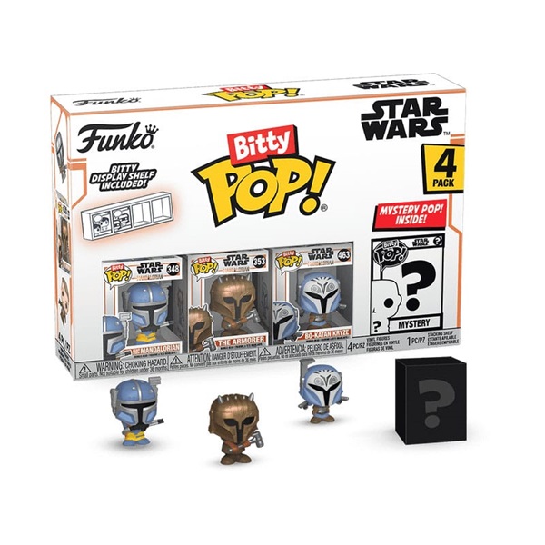 Funko Pocket Pop: Star Wars: Mandalorian Bitty Heavy Mandalorian Vinyl Figure -pack 5cm