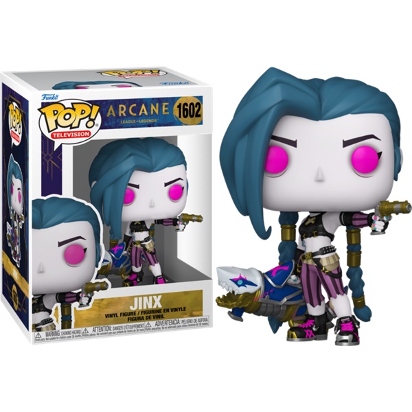 Funko Pop: Arcane League Legends Jinx 1602 Games Vinyl Figure 9cm