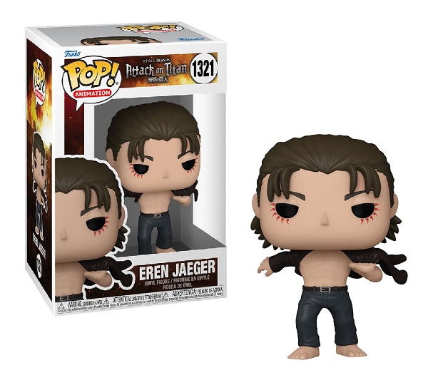 Funko Pop: Attack Titan Eren Jeager 1321 Animation Vinyl Figure 9cm