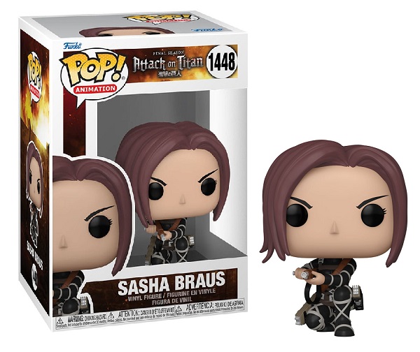 Funko Pop: Attack Titan Sasha 1448 Animation Vinyl Figure 9cm