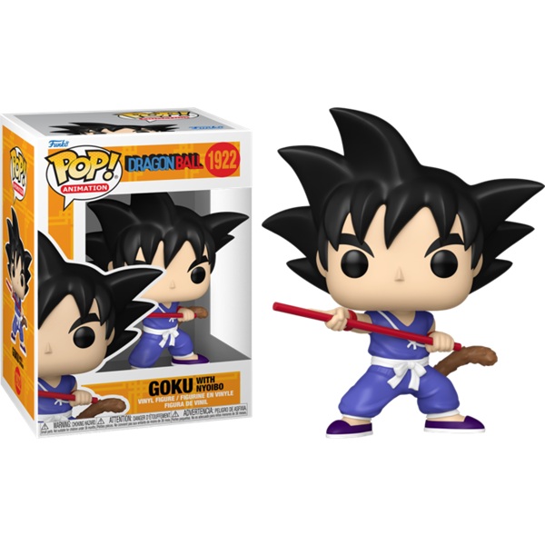 Funko Pop: Dragon Ball Goku With Nyoibo 1922 Animation Vinyl Figure 9cm