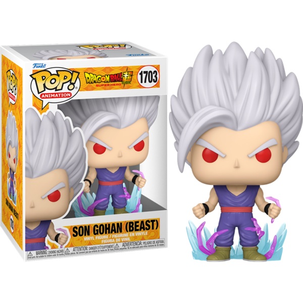 Funko Pop: Dragon Ball Super: Super Hero Son Gohan Beast 1703 Animation Vinyl Figure 9cm