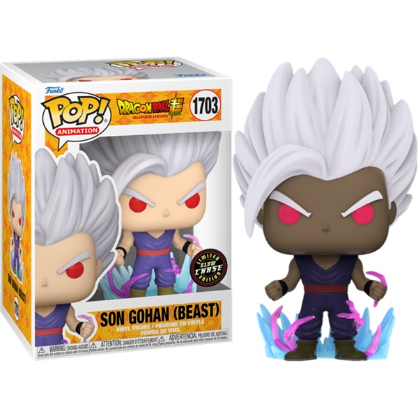 Funko Pop: Dragon Ball Super: Super Hero Son Gohan Beast Chase Ver 1703 Animation Vinyl Figure 9cm