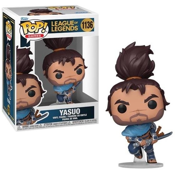 Funko Pop: League Legends Yasuo 1136 Games Vinyl Figure 9cm