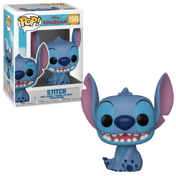 Funko Pop: Lilo Stitch Stitch Smiling Seated 1045 Vinyl Figure 9cm