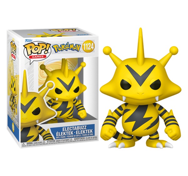 Funko Pop: Pokemon Electabuzz 1124 Games Vinyl Figure 9cm