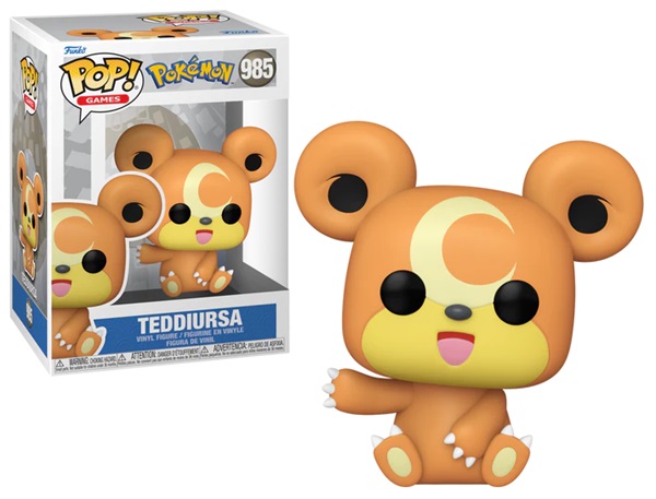 Funko Pop: Pokemon Teddiursa Figur - 9 cm - Udsalg!