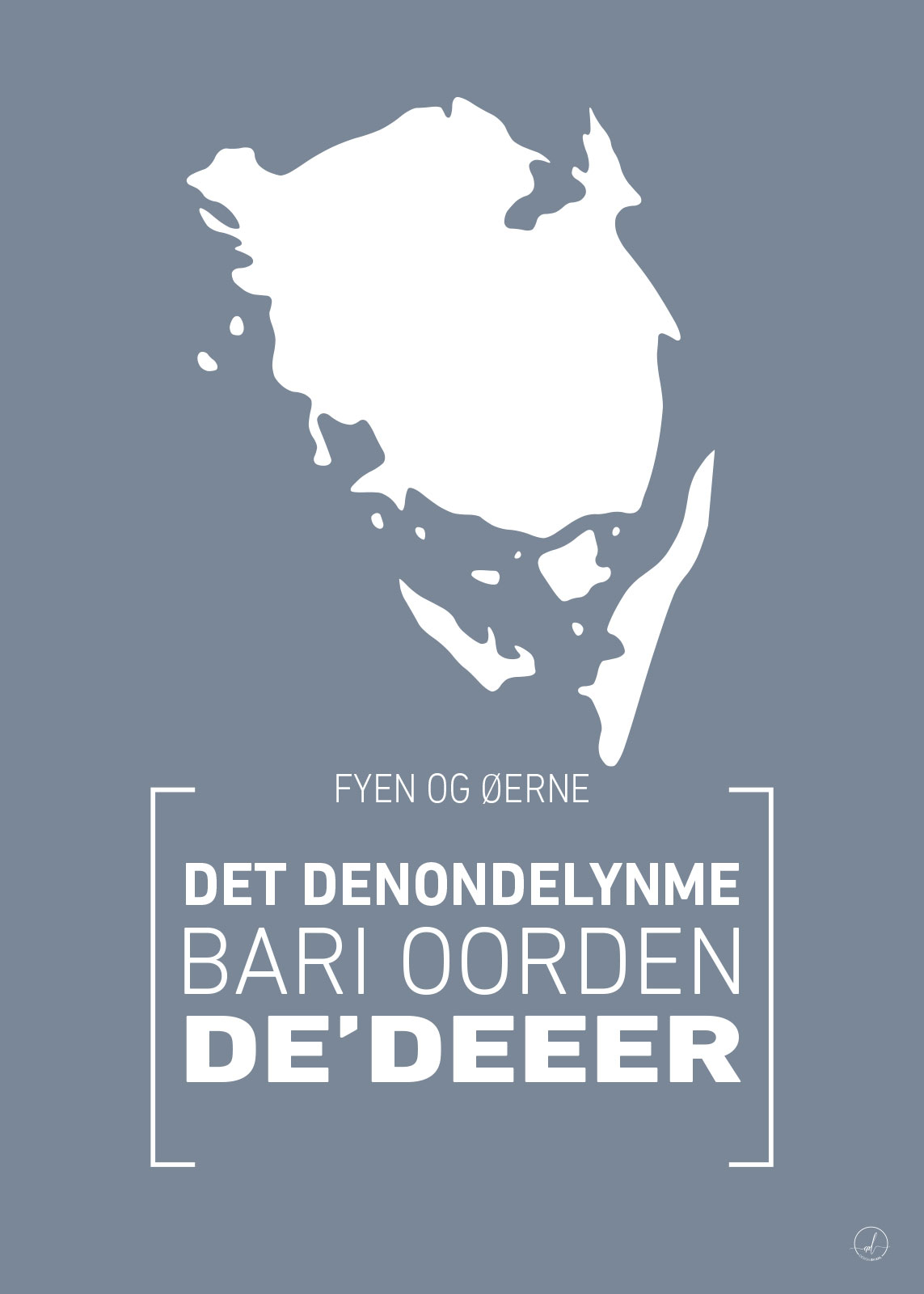 Fyns Naturskønhed – Grafisk Plakat af Rikke Axelsen
