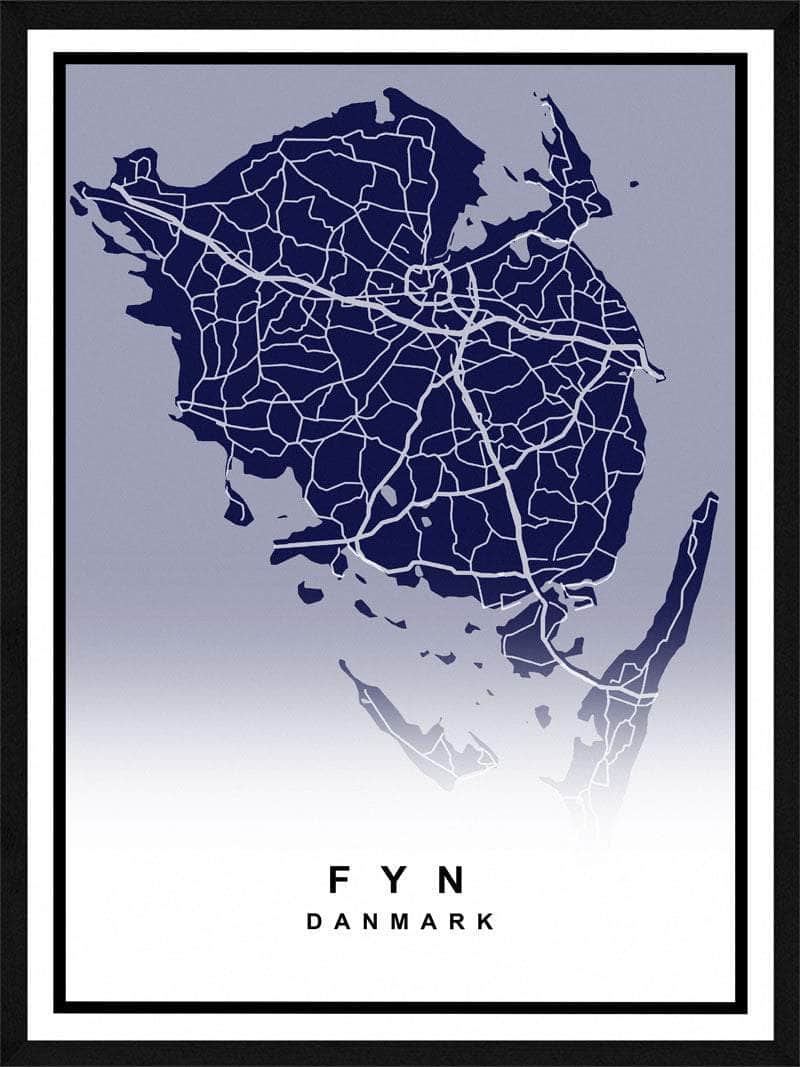 Fyn Plakat – Smukt kort til dit moderne hjem