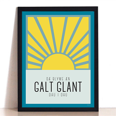 Galt Glant Dau – Lysende plakat til dit hjem!