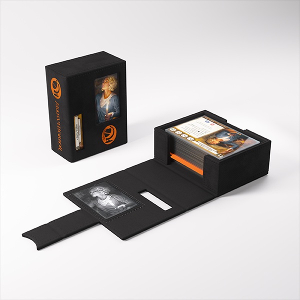 Gamegenic Deck Box: Arkham Horror: The Card Game: Deck Tome  New Edition : Orange  Seeker