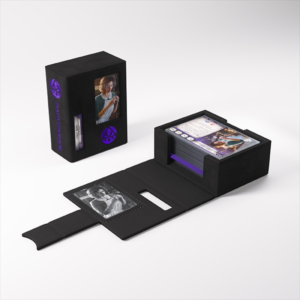 Gamegenic Deck Box: Arkham Horror: The Card Game: Deck Tome  New Edition : Purple  Lilla  Mystic