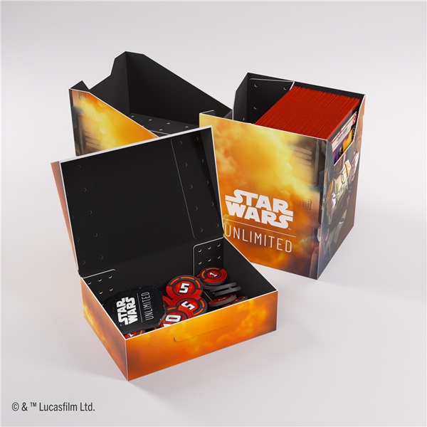 Gamegenic Deck Box: Star Wars: Jump   Lightspeed Unlimited Soft Crate Boba Fett Fett   Firespray