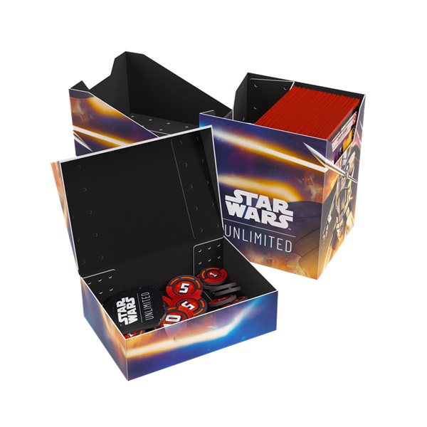 Gamegenic Deck Box: Star Wars: Jump   Lightspeed Unlimited Soft Crate Captain Phasma Stormtrooper