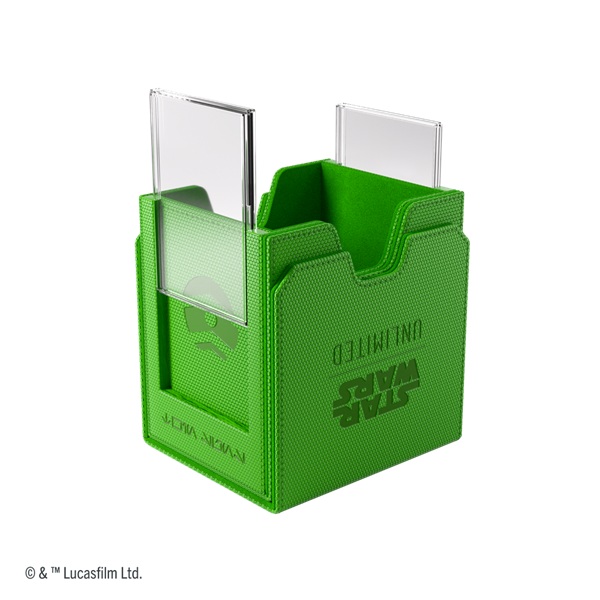 Gamegenic Deck Box: Star Wars: Jump   Lightspeed: Unlimited Twin Suns Deck Pod Green    195 184