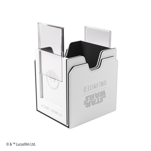 Gamegenic Deck Box: Star Wars: Jump   Lightspeed: Unlimited Twin Suns Deck Pod White  Hvid Black  Sort