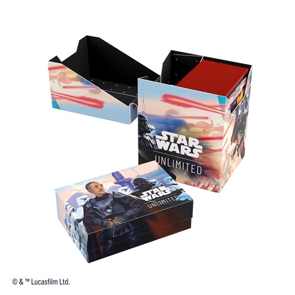 Gamegenic Deck Box: Star Wars: Shadows The Galaxy Unlimited Soft Crate Mandalorian Moff Gideon