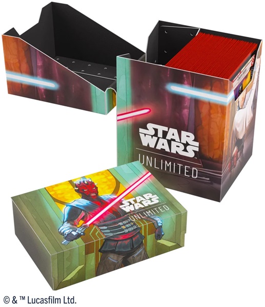 Gamegenic Deck Box: Star Wars: Twilight The Republic Unlimited Soft Crate Kenobi Maul