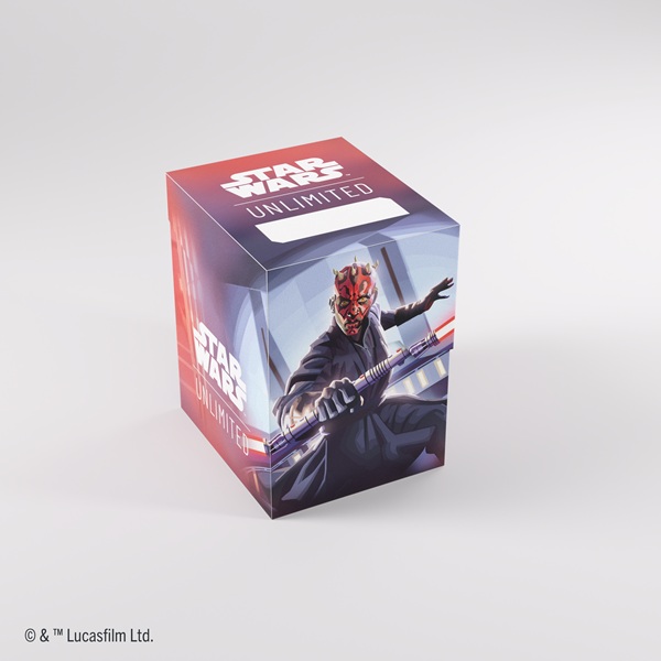 Gamegenic Deck Box: Star Wars: Unlimited Legends   The Force Soft Crate Darth Maul