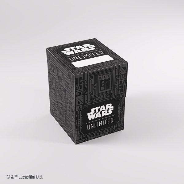 Gamegenic Deck Box: Star Wars: Unlimited Legends   The Force Soft Crate Unlimited Pattern